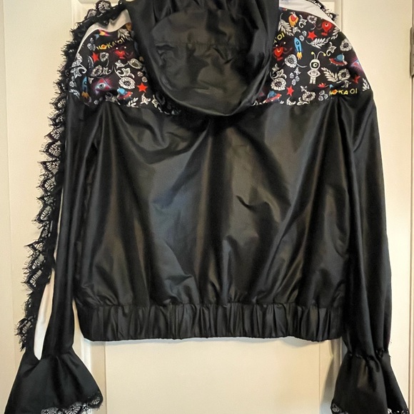 NO KA OI "Knockout" printed track jacket with lace. - Picture 5 of 7